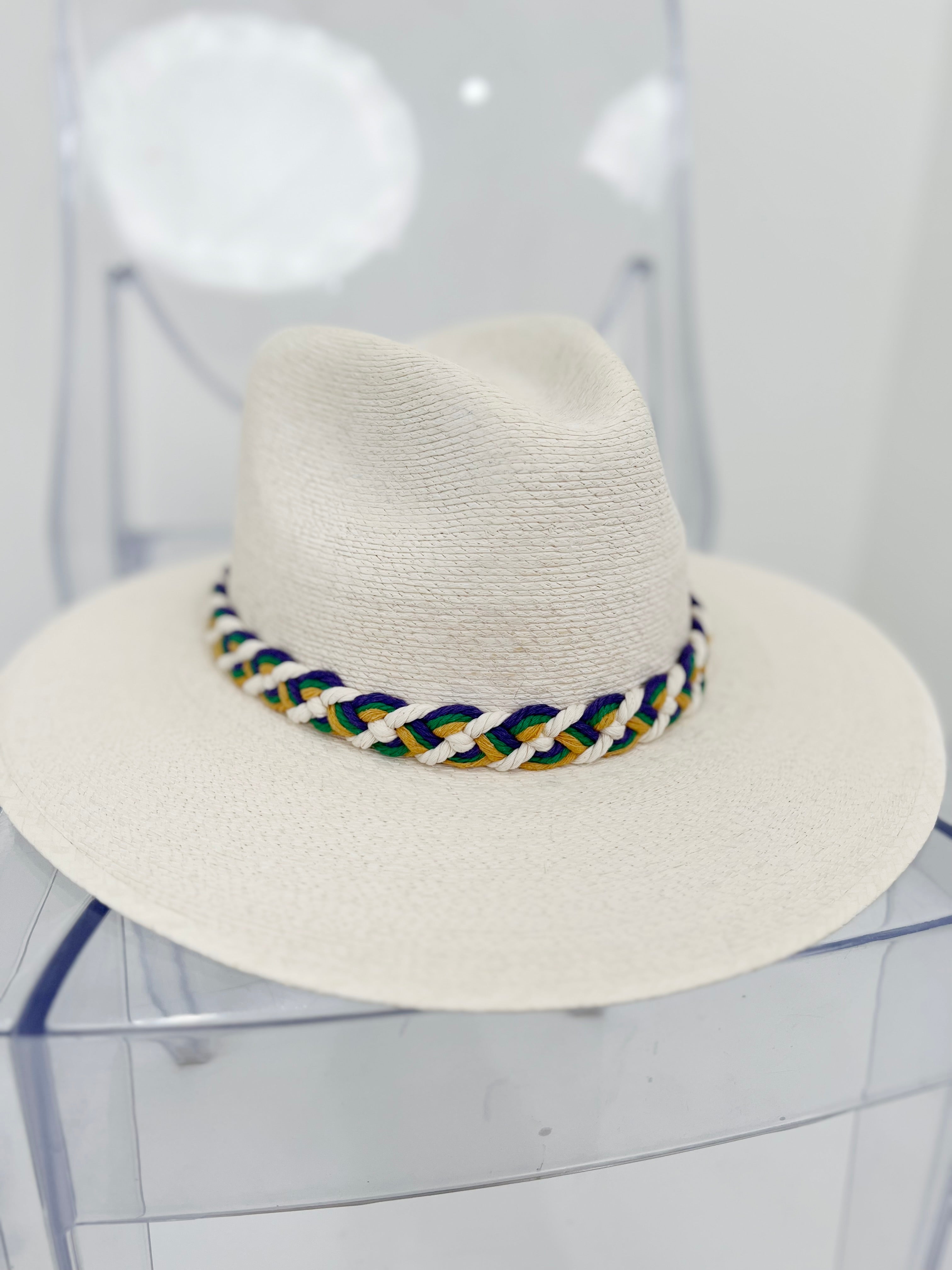 mardi gras rope hat