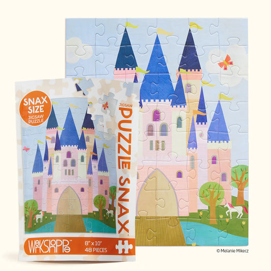 Pink Royal Castle 48 piece puzzle