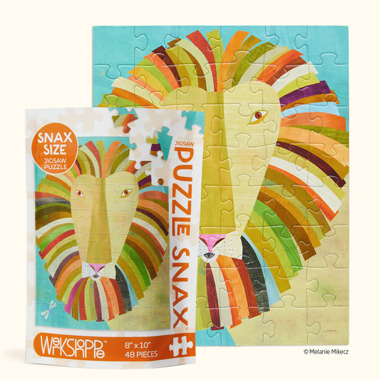 Colorful Lion 48 piece puzzle