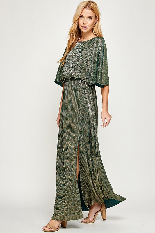 Forest/Gold Gia Dress