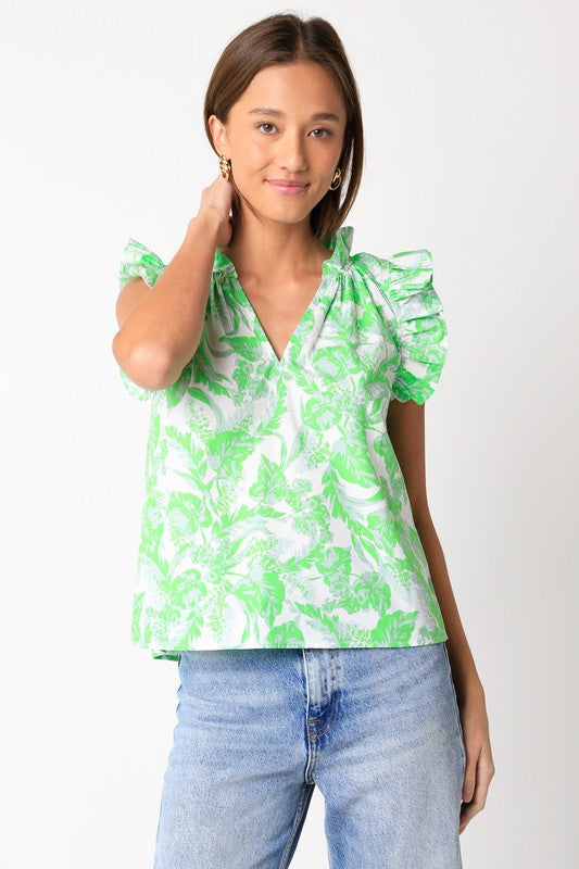 Green Rosa Top