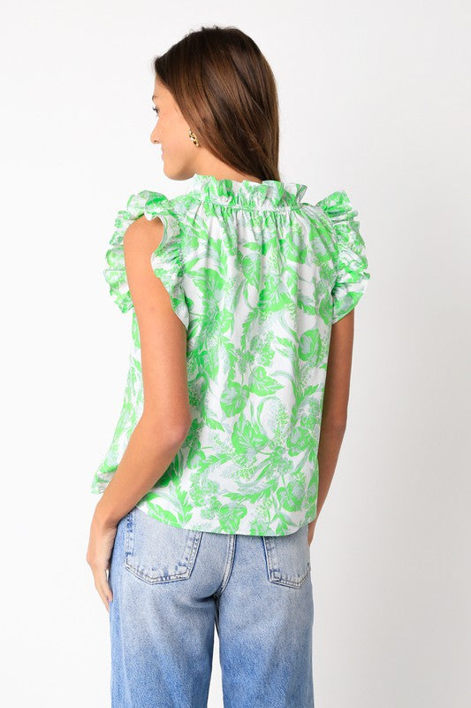 Green Rosa Top