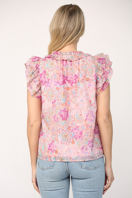 Lilac Natasha Top