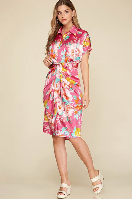 Hot Pink Juno Dress