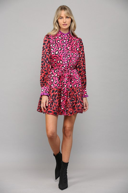 Pink/Red Walden Dress