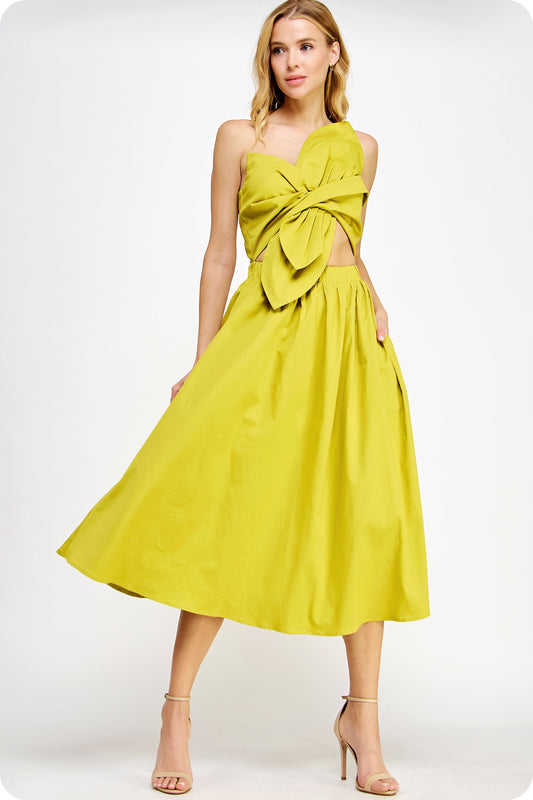 Chartreuse Quinlynn Dress