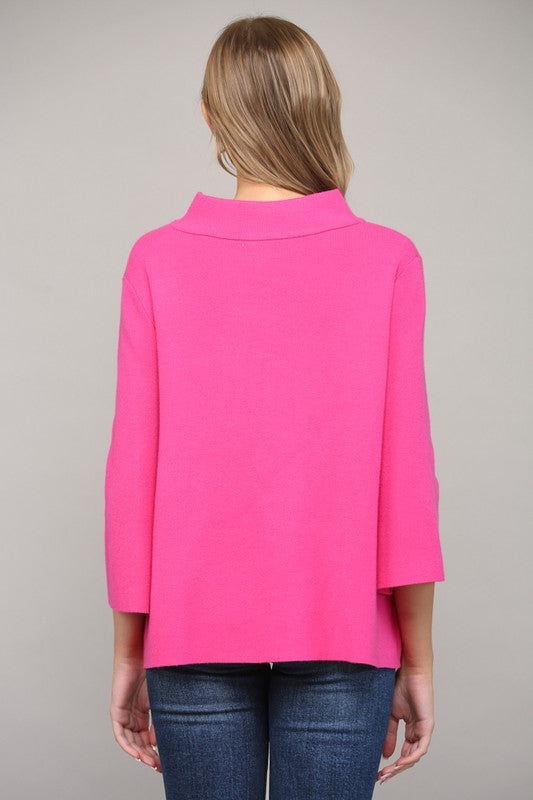 Fuchsia Maxine Sweater