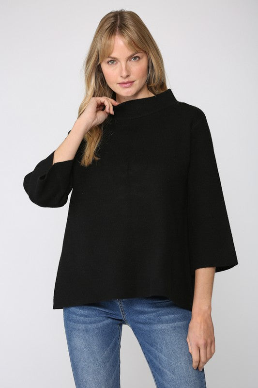 Luxe Sweater - Raisin/Black main image 1