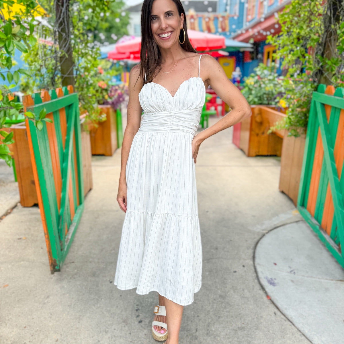 The Lucy Rainbow Stripe Dress