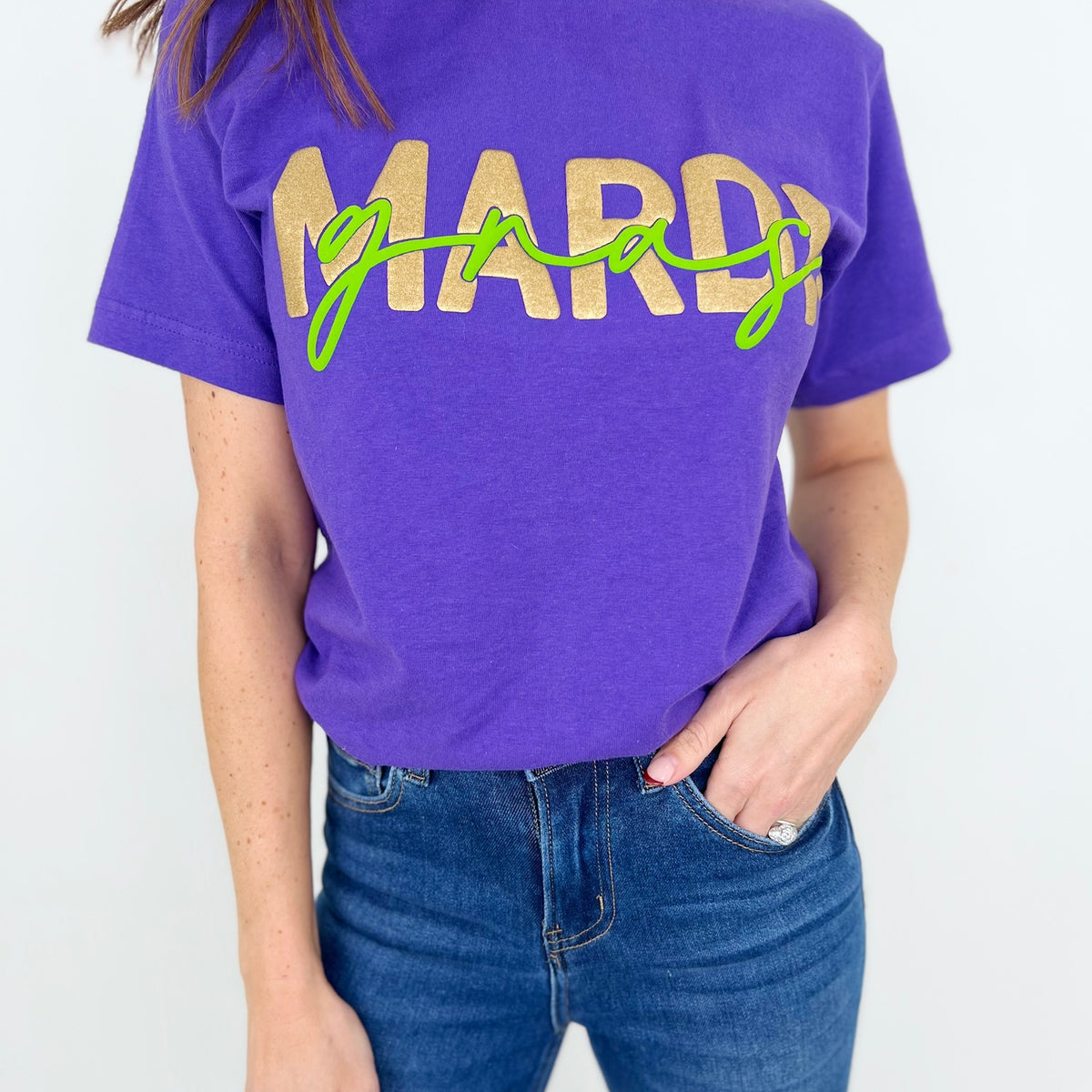 mardi gras puff vinyl