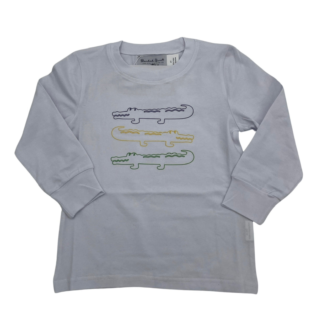 Mardi Gras Gator Tee