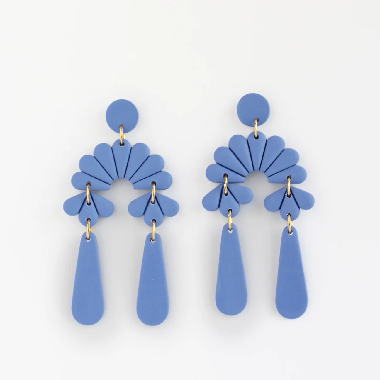 Slate sales blue earrings