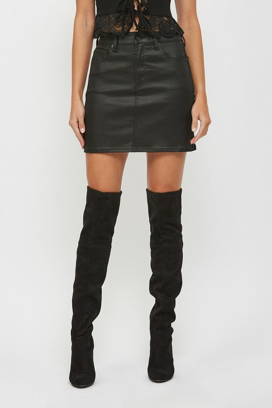Peyton Suede Camel Skirt main image 1