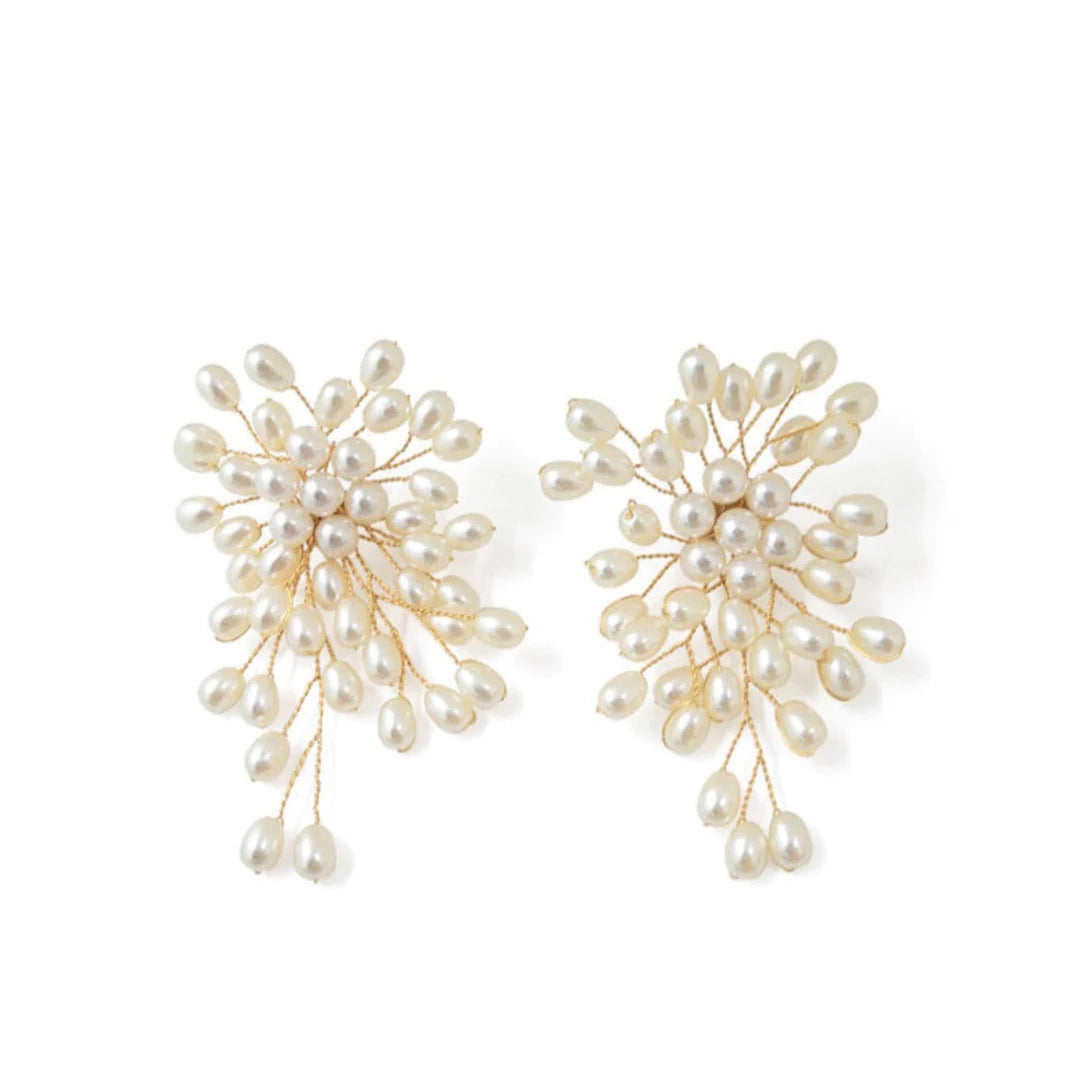 Pearl Burst Earrings