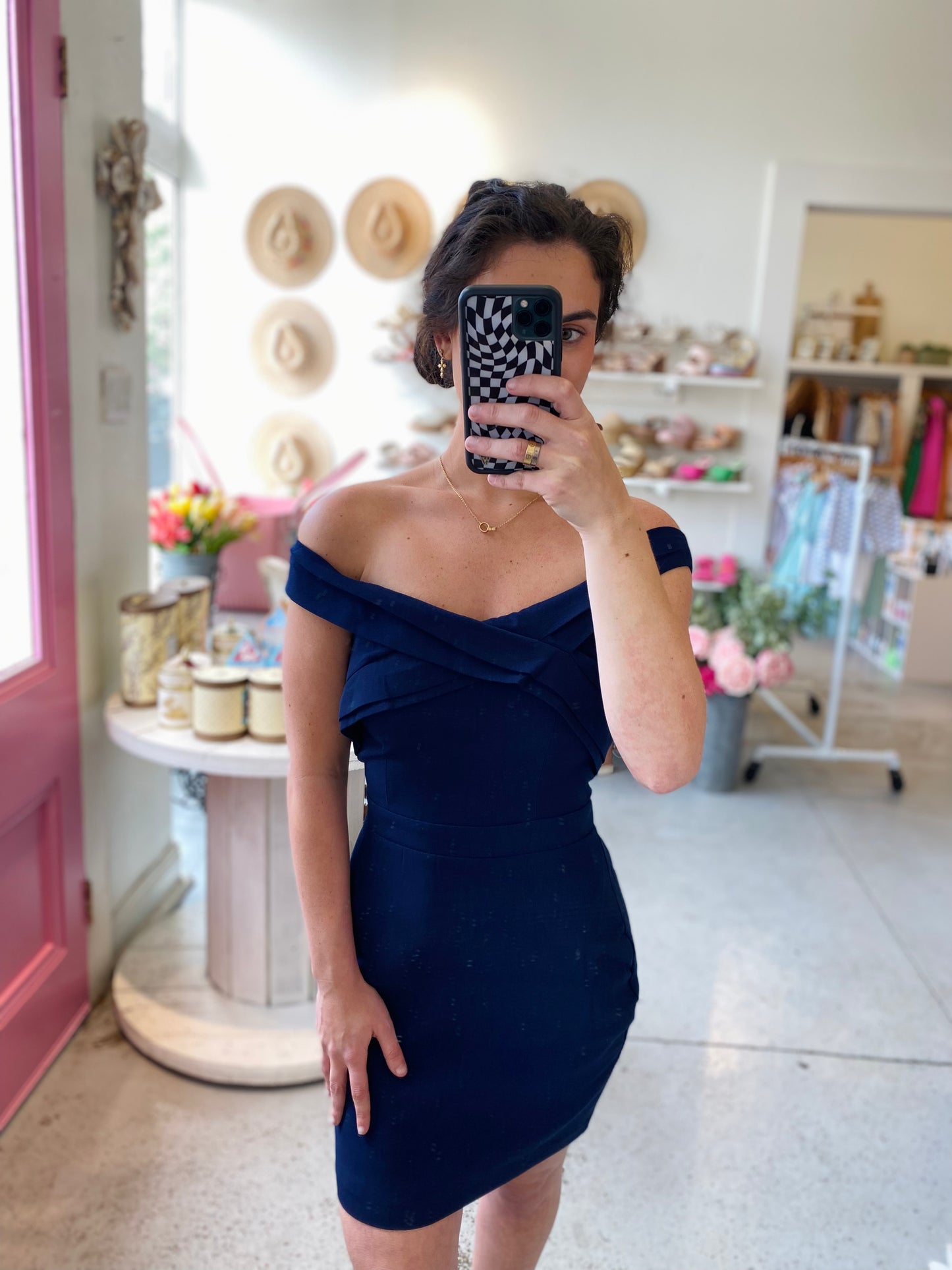 Navy Isla Dress