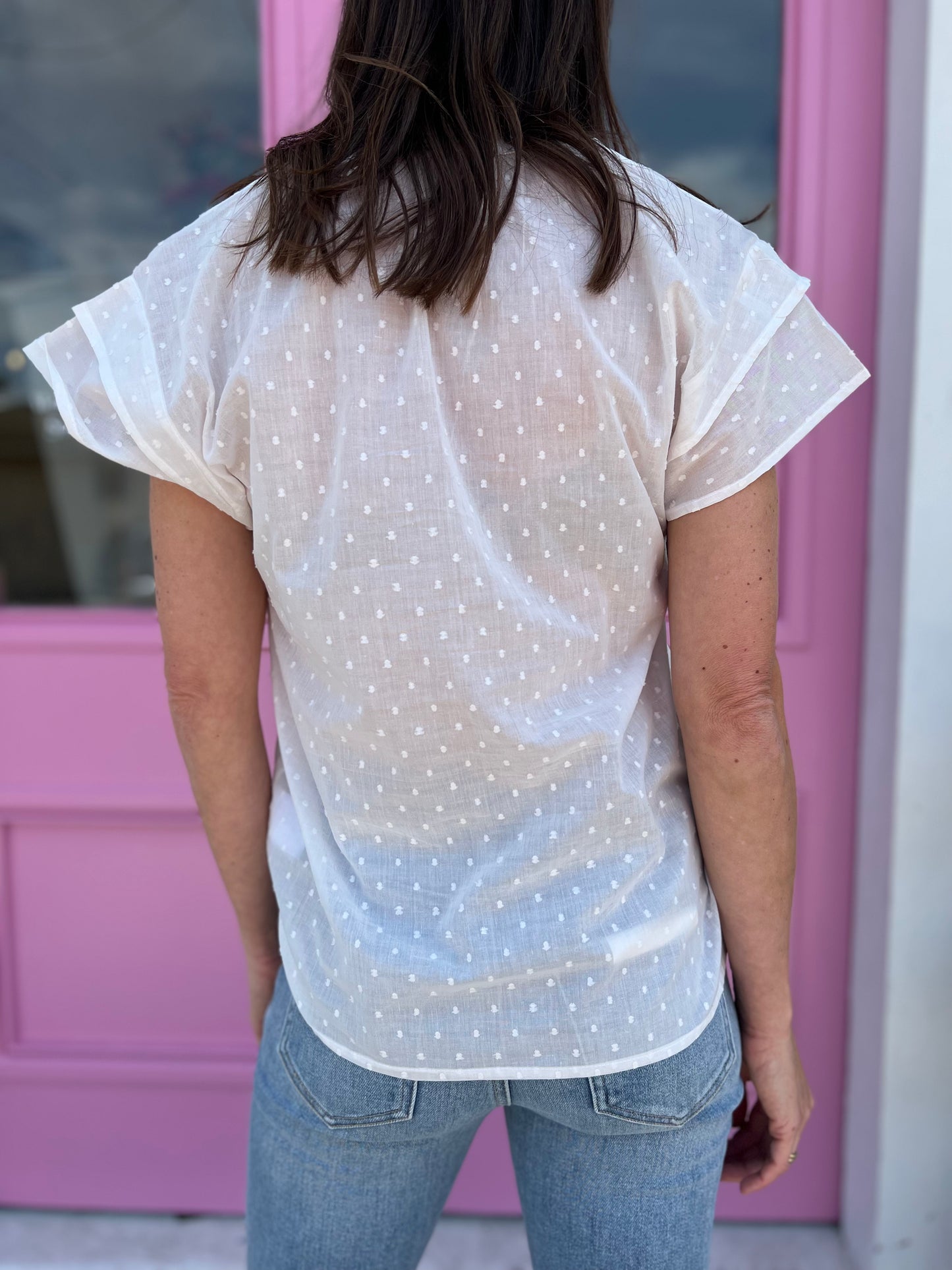 White Quinn Top