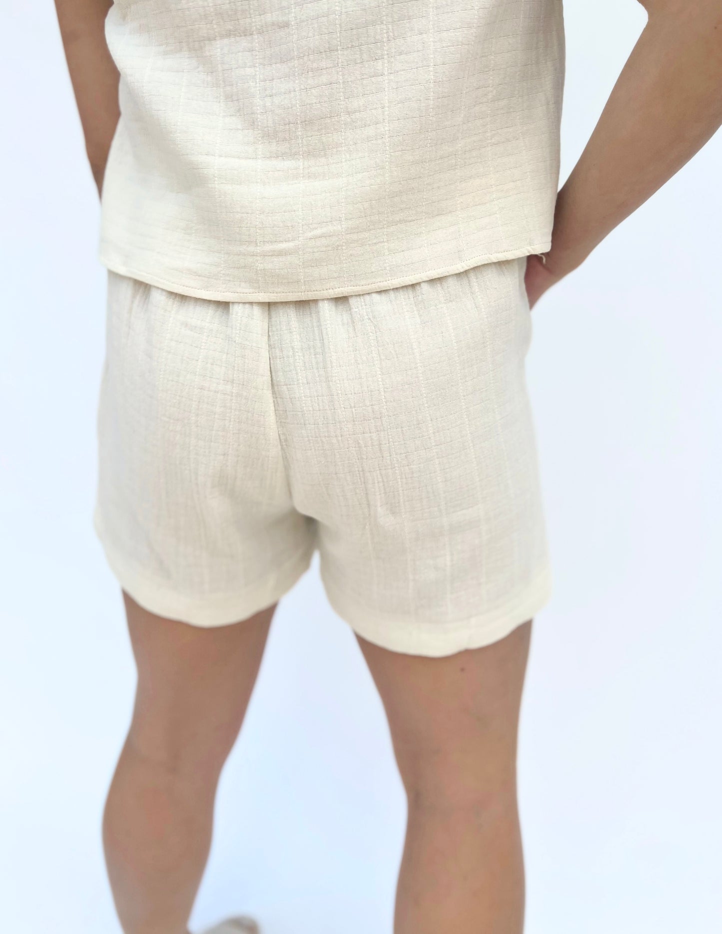 Cream Vienna Shorts
