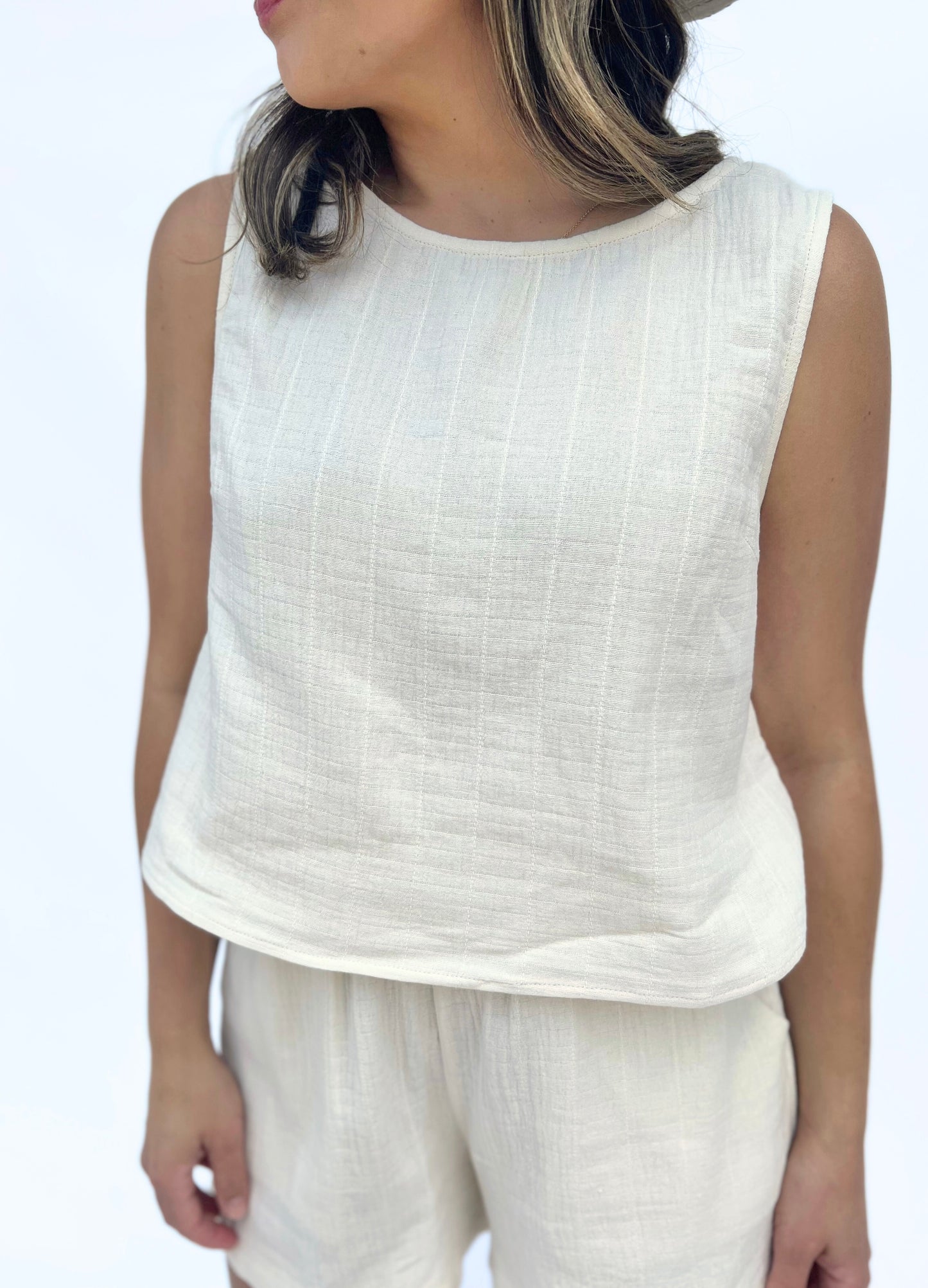 Cream Vienna Top