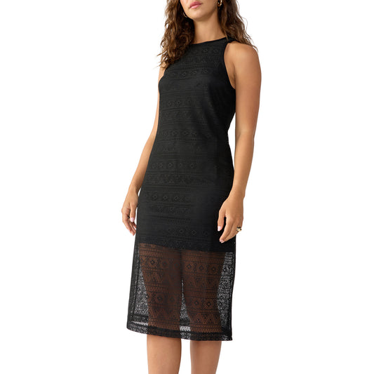 Black Crochet Lexi Dress