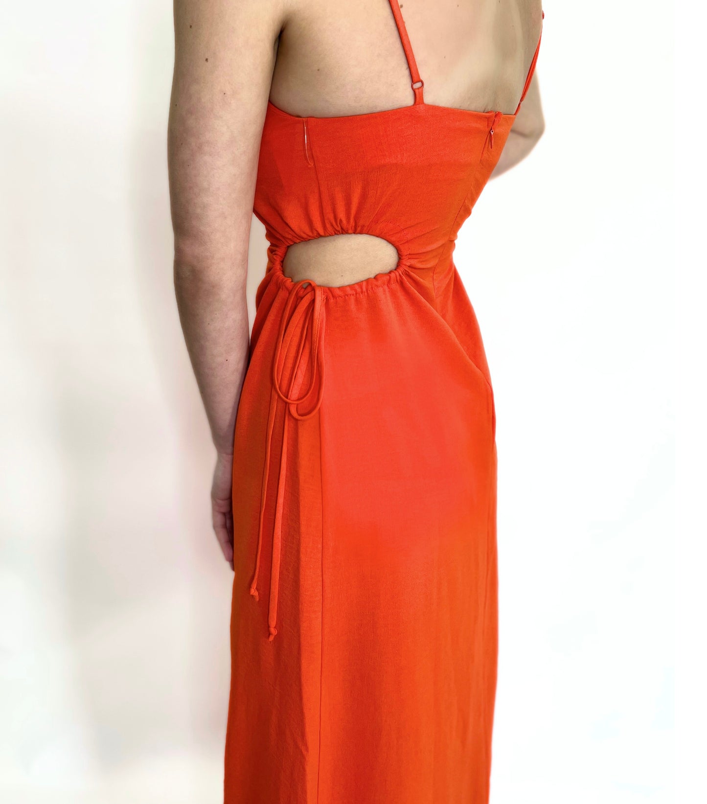 Red/Orange Diane Maxi