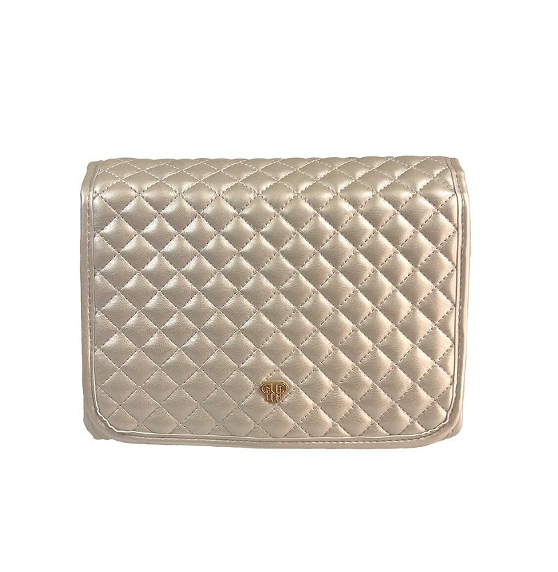 Pearl Quilted Getaway Toiletry Case