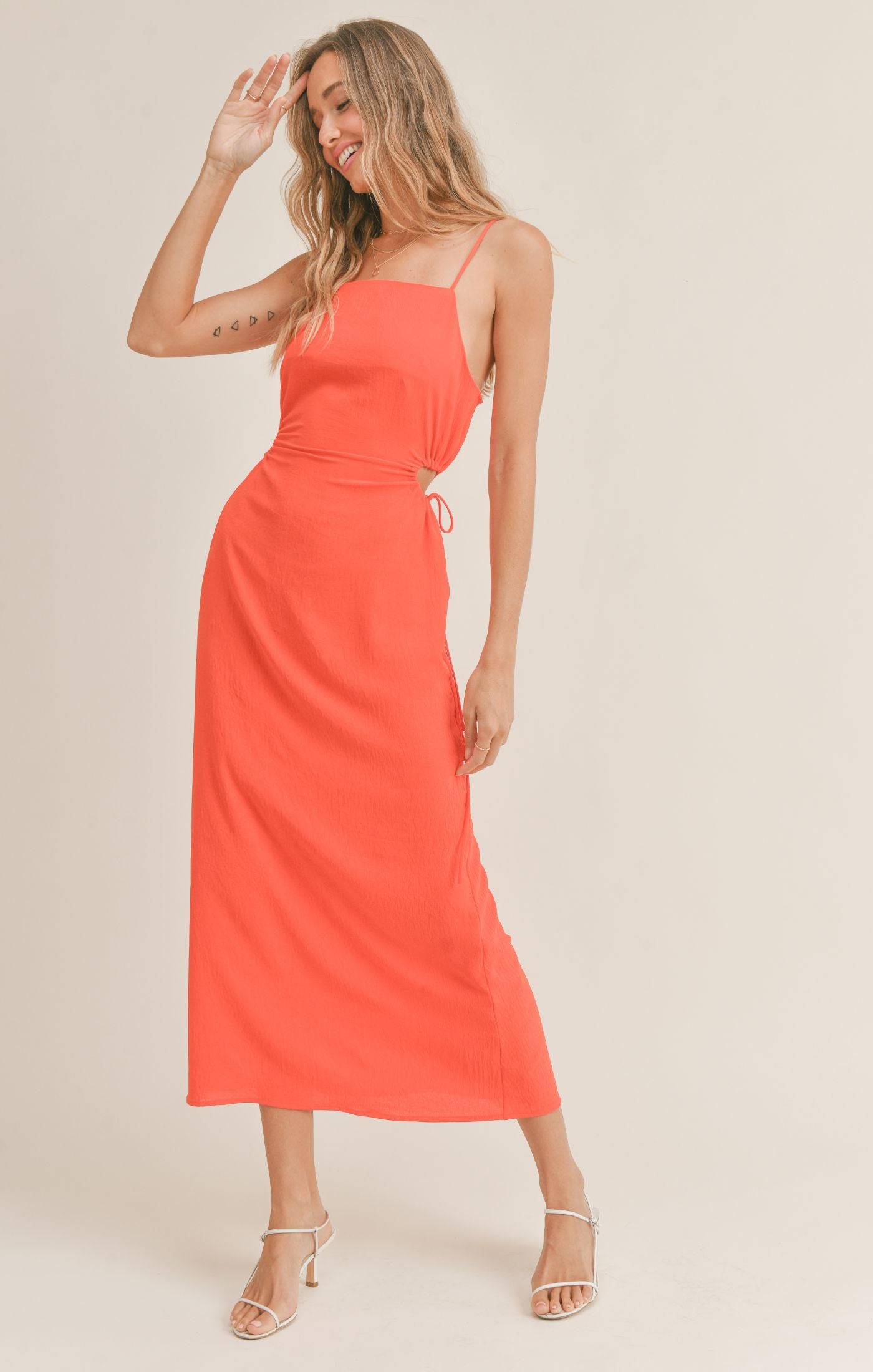 Red/Orange Diane Maxi
