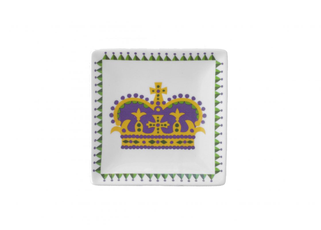 Mardi Gras Crown Trinket Tray