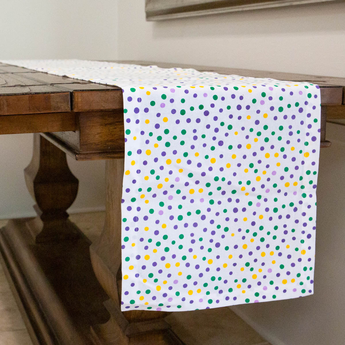 Krewe Polka Dot Runner