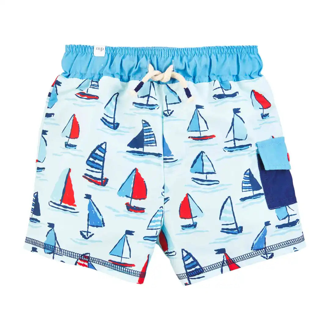 Sailboat Swim Trunks