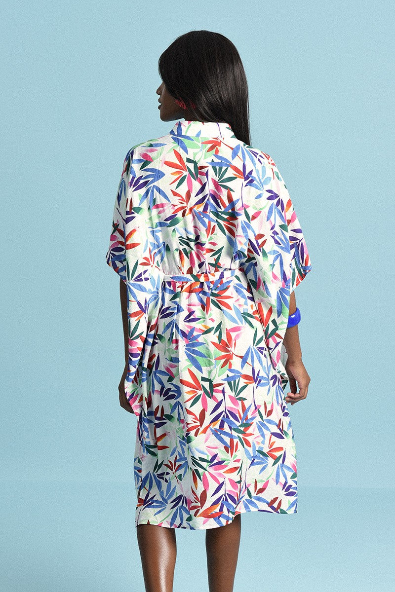 White Elvis Loose Dress