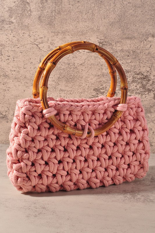 Handle Cover Crochet Handmade for bag Neverfull mm gm beige pink