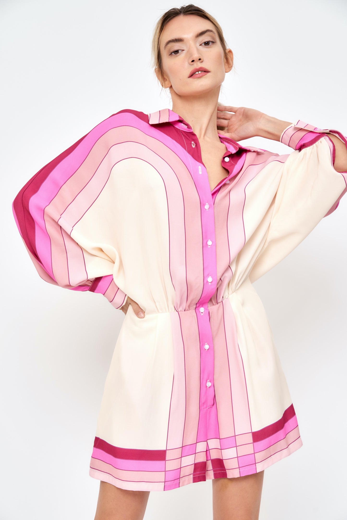 Pink Striped Sonnie Romper