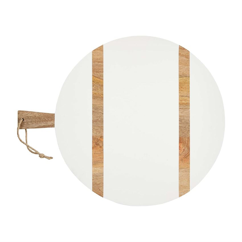 White Large Round Board