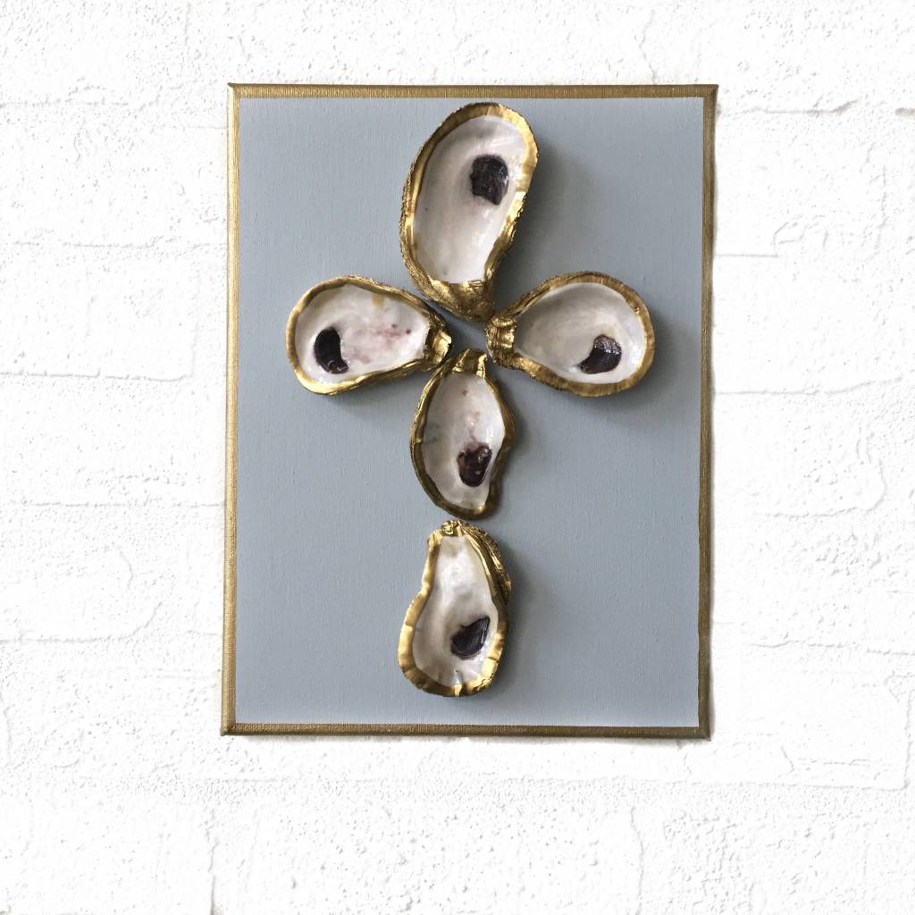 GD-9x12 Oyster Canvas Cross-Lt. Blue