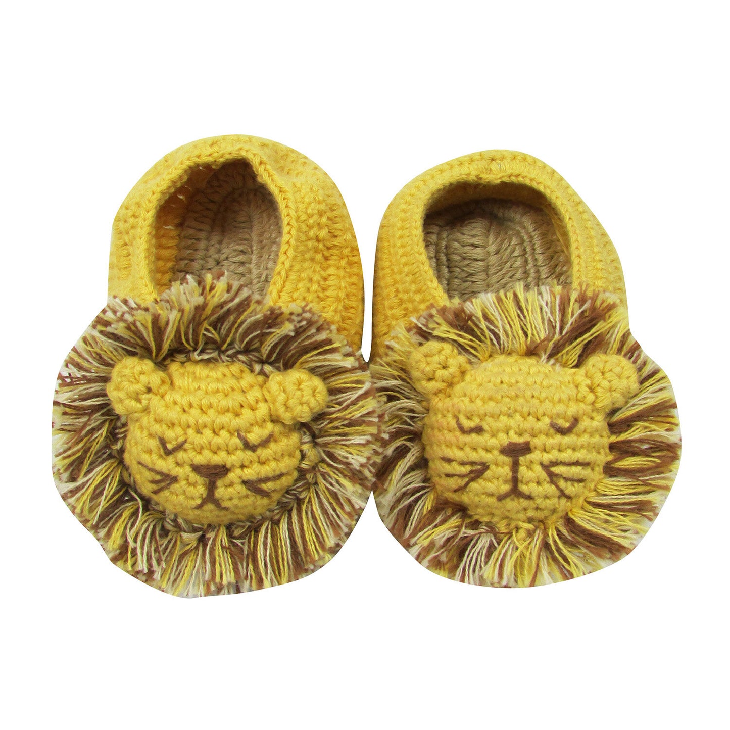 Crochet Leo Lion Booties