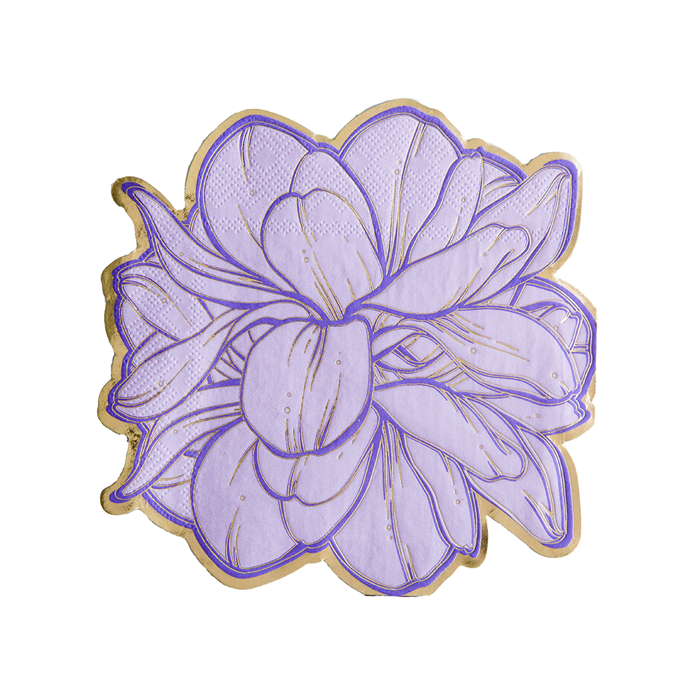 Iris Large Die Cut Napkins Lucy Rose