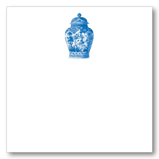 Chinoiserie Ginger Jar Square Notepad