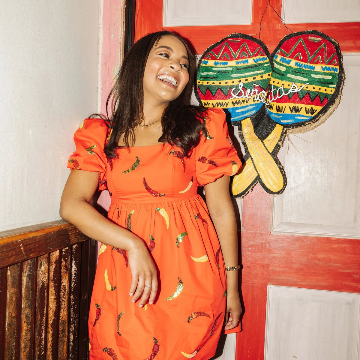 Red Chili Pepper Dress – Lucy Rose