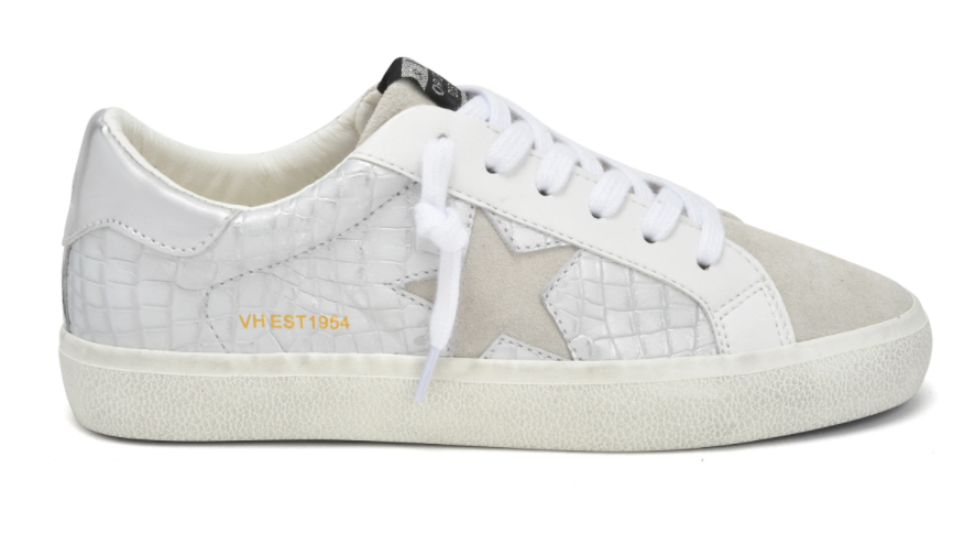 Lt. Grey Croc Star Sneaker