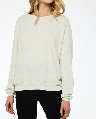 Oatmeal All the feels Button back top