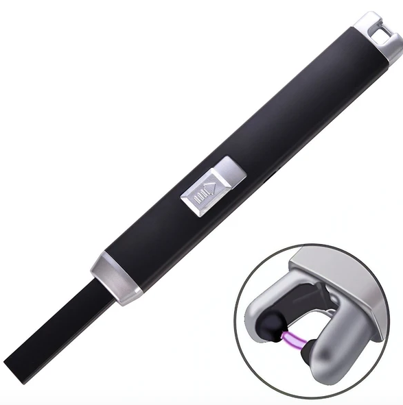 Black USB Arc Lighter