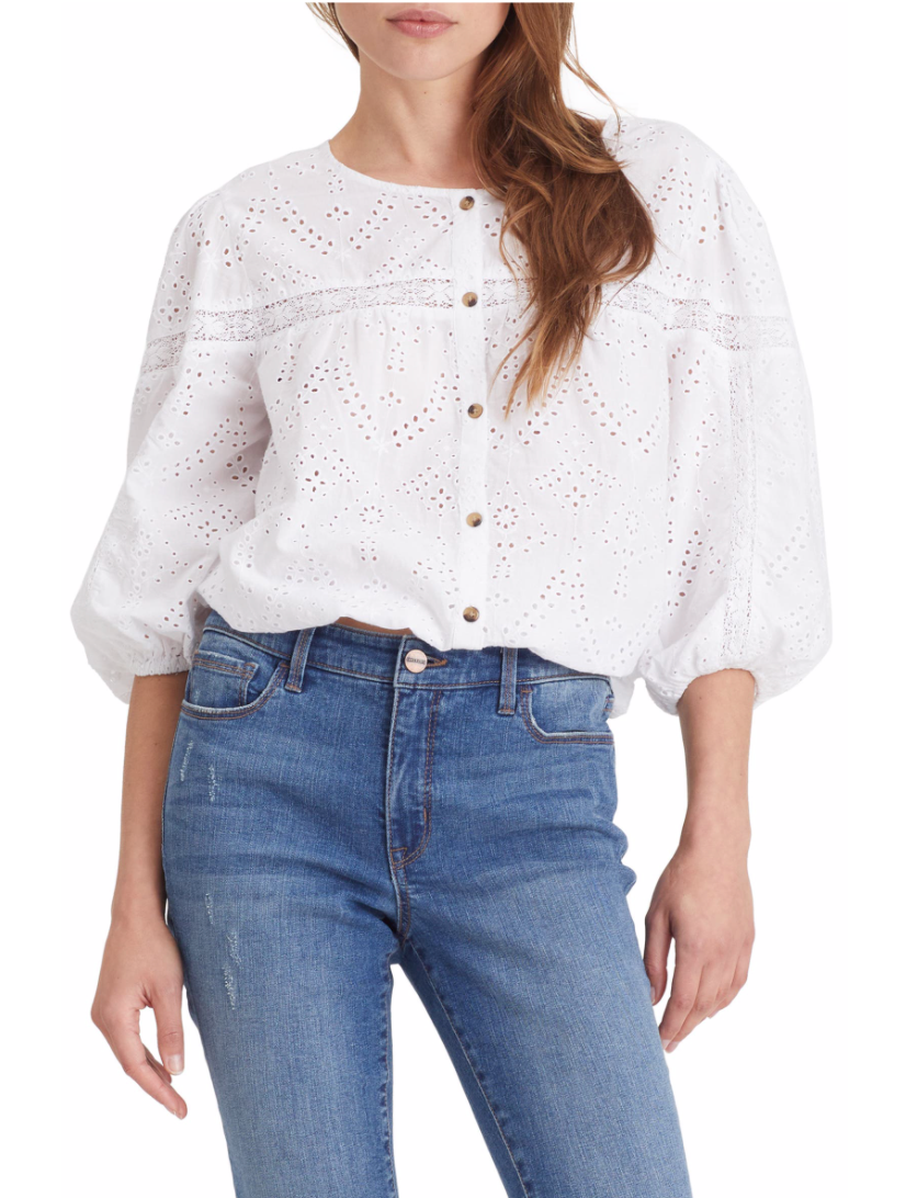 Sugar Top White Eyelet
