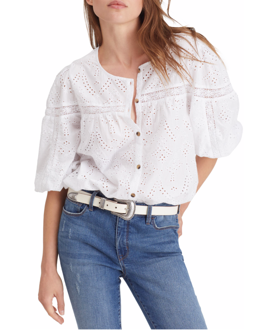 Sugar Top White Eyelet