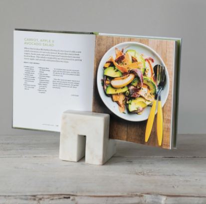 Square Marble Cookbook Stand