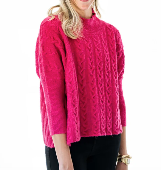Super Pink Aja Frenchie Sweater