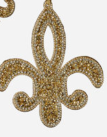 Gold Jewel Fleur-de-Lis Ornament