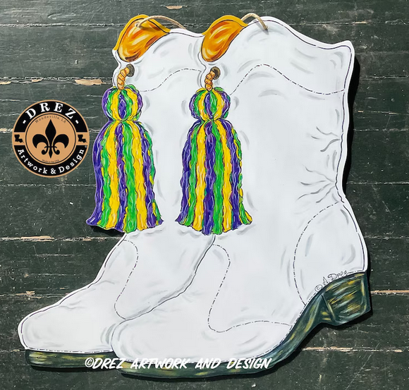 Marching Boots Door Hanger