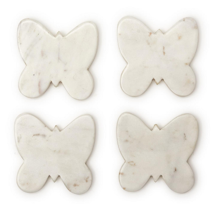 Butterfly Marble Coasters