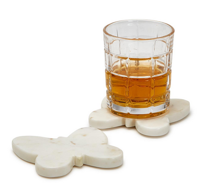 Butterfly Marble Coasters