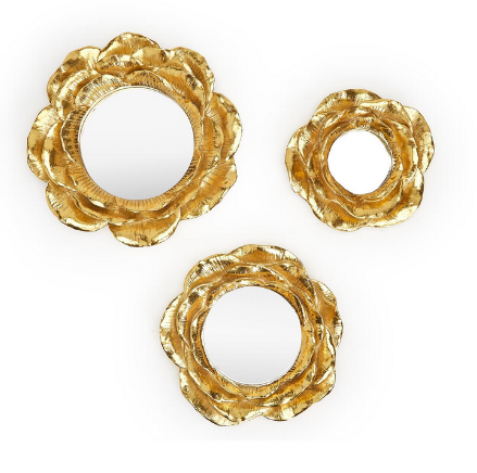 Golden Fleur Wall Decor